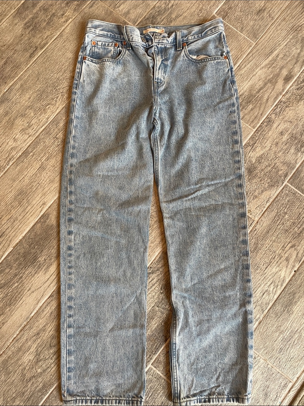 Levi’s Low Pro Straight Light Wash Jeans - Size 29